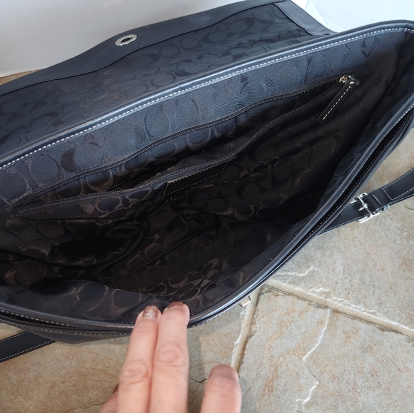 Coach Lexington Leather Messenger Bag Briefcase Vintage - Picture 9 of 17